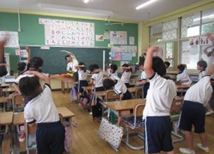 下里小１年生「おなか元気教室」