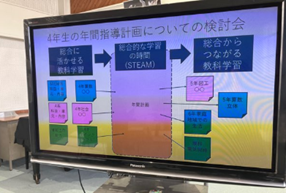 マインクラフト公開授業（富合小4年生）