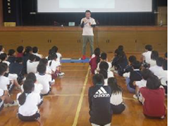 自然学校事前指導(泉中校区4小学校5年生)