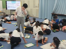 やさしい日本語教室（北条小４年生）