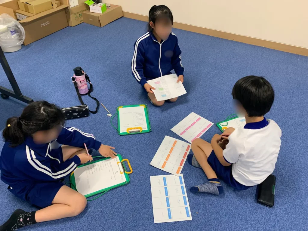 傾聴ロールプレイング(九会小3年生)