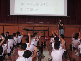 救急救命教室（加西中２年）