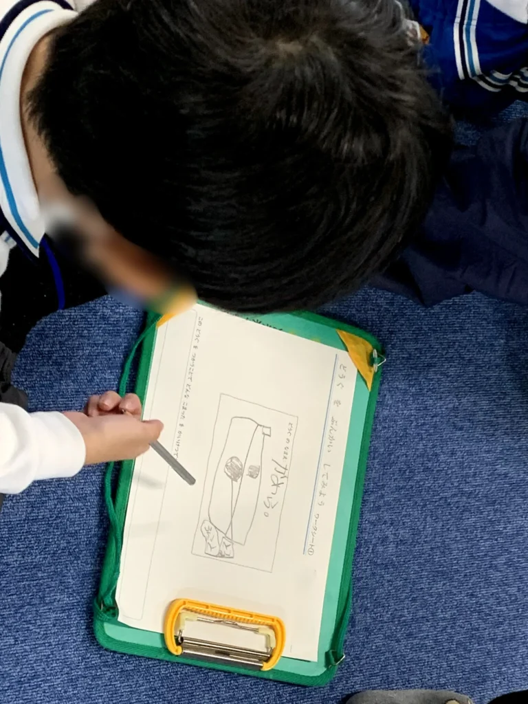 新しい遊具づくり(北条東小1年生)