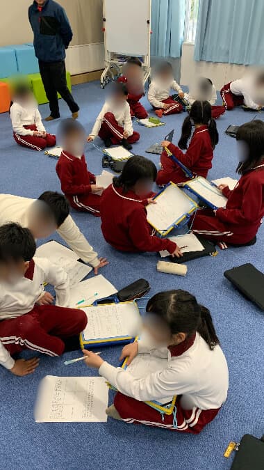 新聞記者になろう（富合小３・４年生）